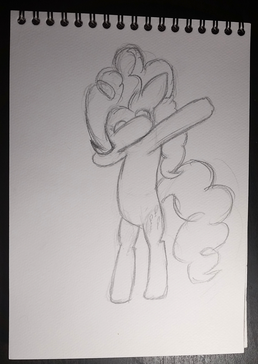 ATG Day 1 - Draw a pony striking a pose