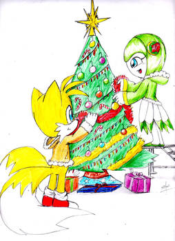 Christmas tails and cosmo 1-