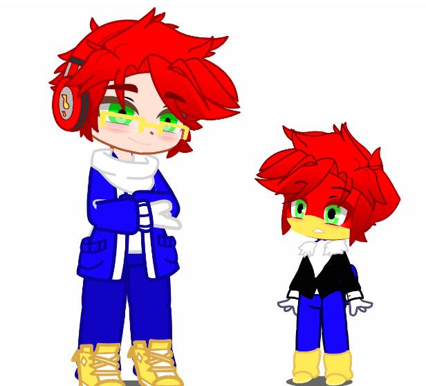 Human version (my first gacha devianation) by SunFox14 on DeviantArt