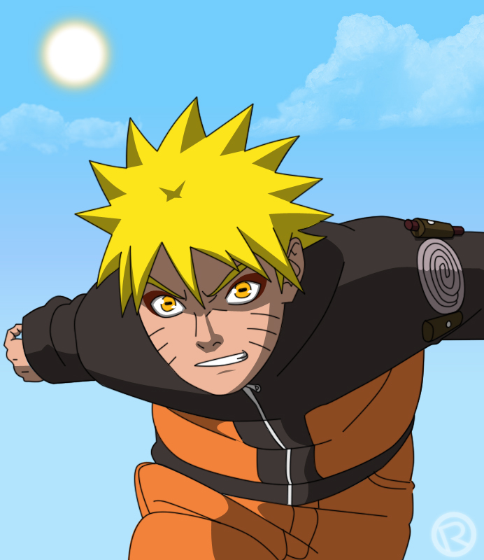 Desenho do naruto feito no Paint by Gigabayts on DeviantArt