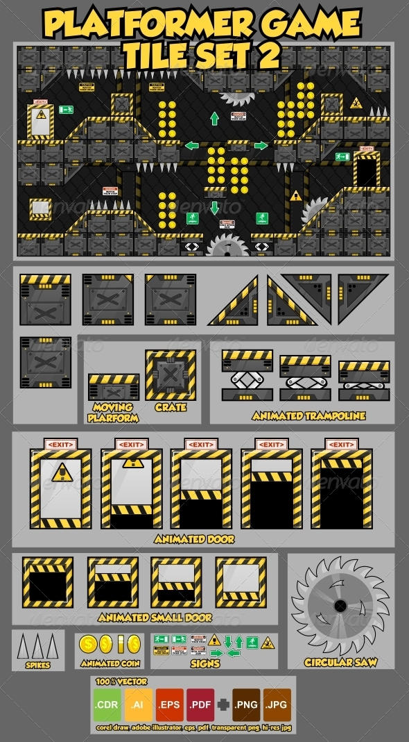 The Factory - Game Tileset by pzUH on DeviantArt