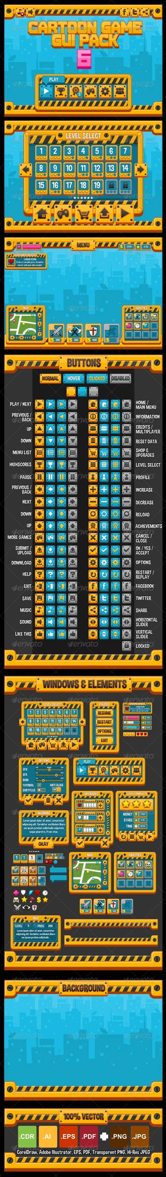 Urban Metro City - Game GUI by pzUH on DeviantArt