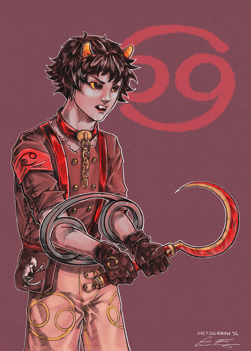 Fanart - SkyPirate!Stuck Karkat