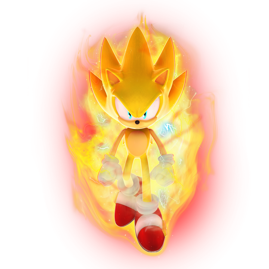 Super Sonic 2 by OtakuRender on DeviantArt