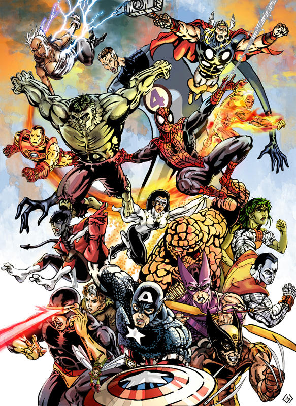 Marvel.com Marvel cover by lee-recca on DeviantArt