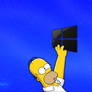 Homer Space Windows Logo