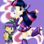 Twilight Sparkle and Spike on Vocaloid