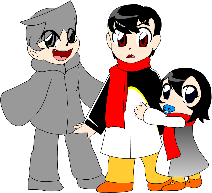 Pingu, Pinga and Robby ginjinka by Carol-aredesu on DeviantArt
