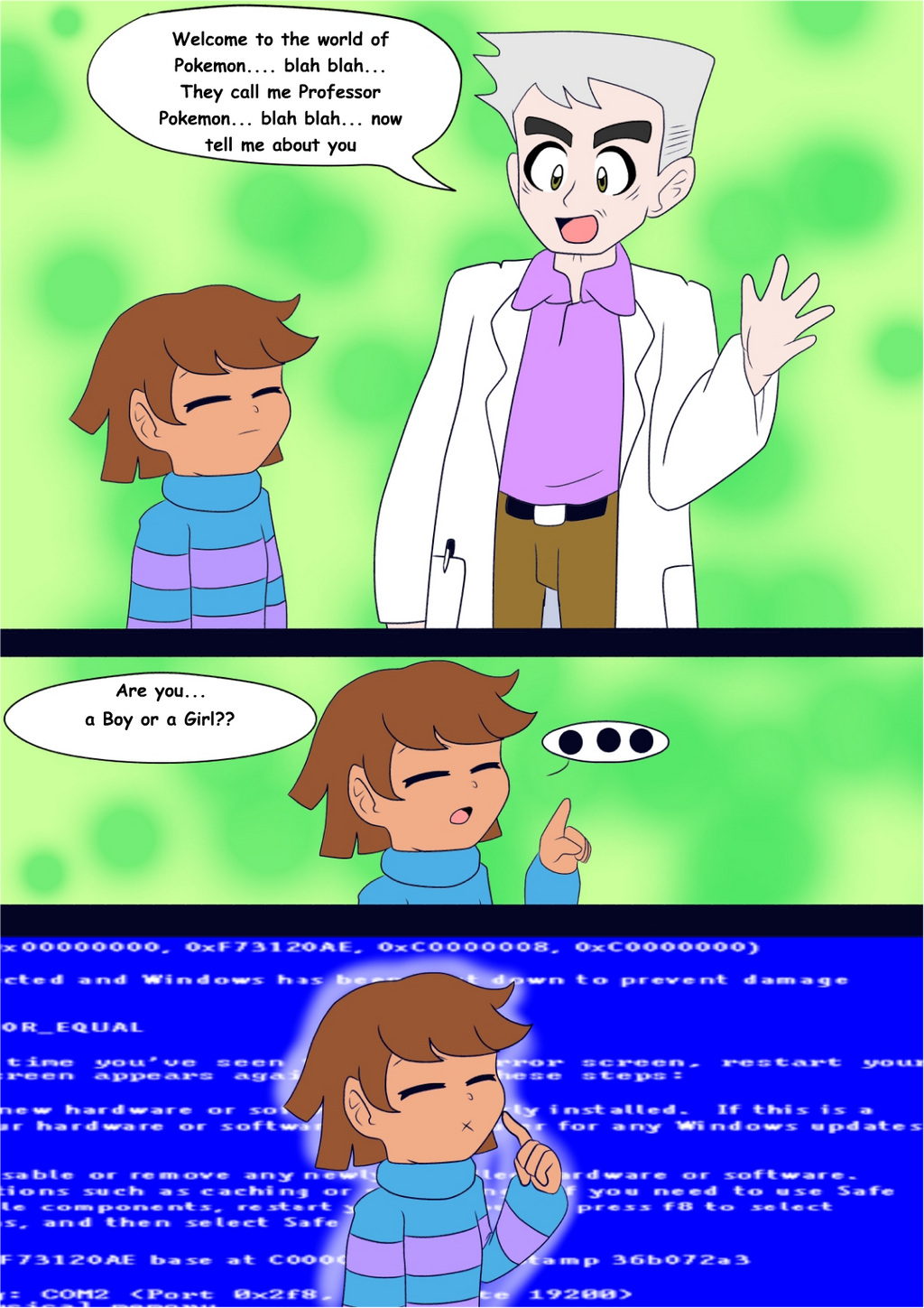 Funny Comics Series - Frisk