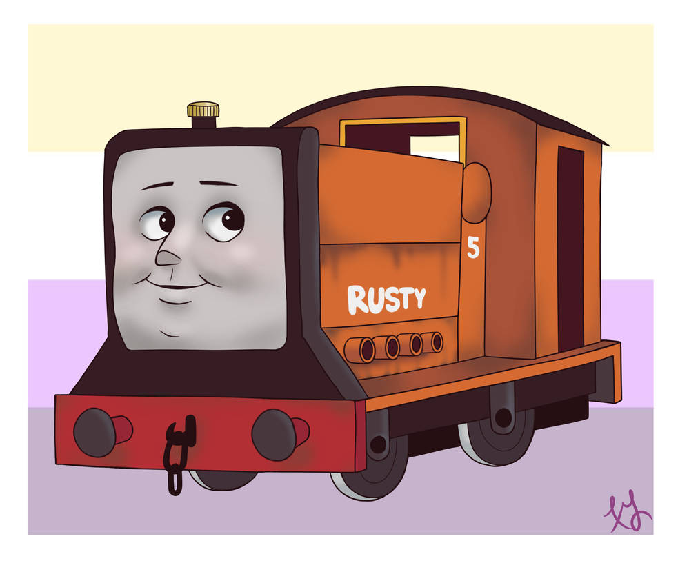 Rusty the little diesel by scrummyjim on DeviantArt