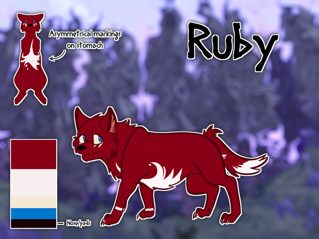 Ruby - Reference Sheet by LouptaOmbra on DeviantArt