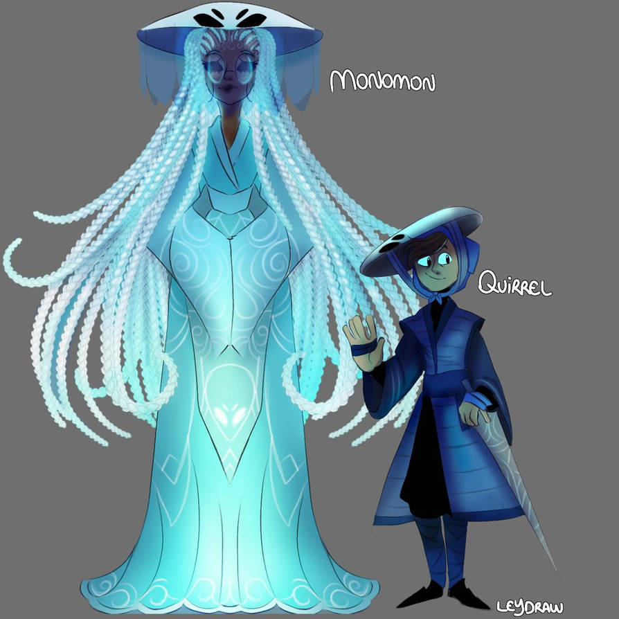Monamon Mask Monomon the teacher and Quirrel by leydraw on DeviantArt
