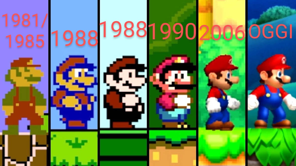 Mario Mario Evolution by Nicholasblasi on DeviantArt