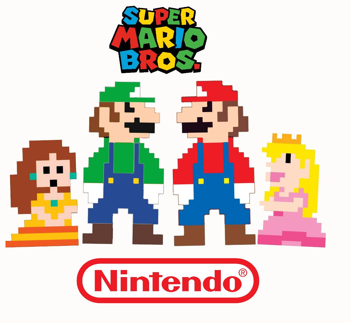 36 Bit Mario Super Mario Bros 8 BIT in Modern Colors by Nicholasblasi on DeviantArt