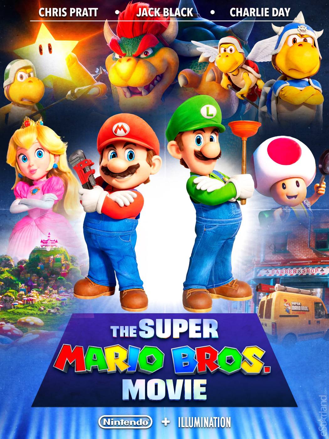 The Super Mario Bros. Movie (2023) - Backdrops — The Movie