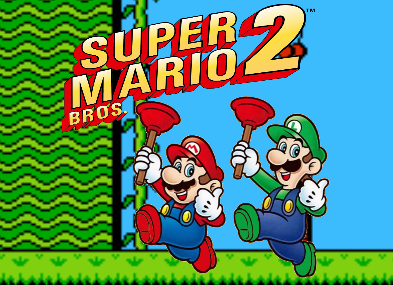 NEW Super Mario Bros. 2 PT-BR Logo by BMatSantos on DeviantArt