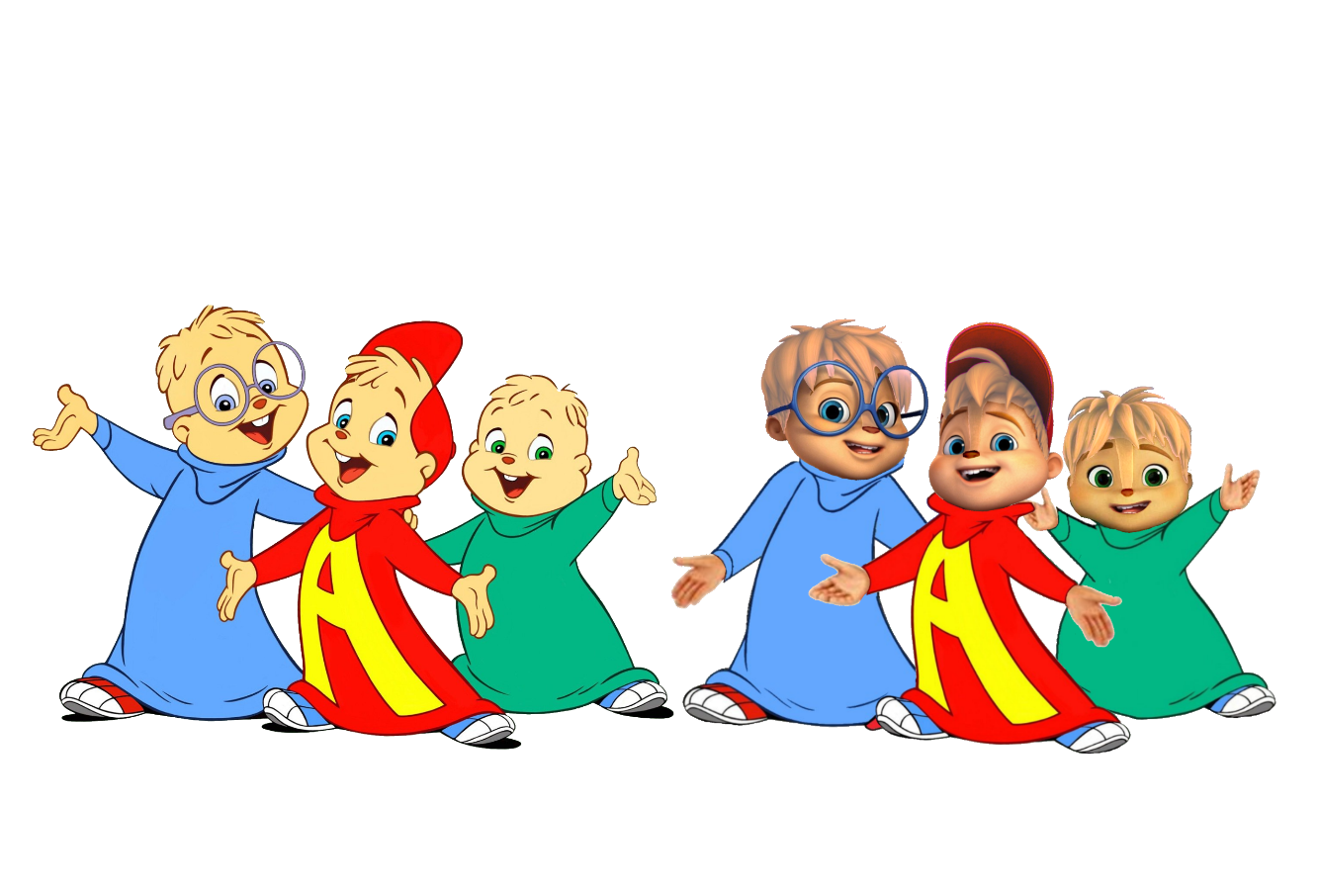Alvin And The Chipmunks Models Comparison by Nicholasblasi on