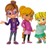 The Chipettes With a Cute Eyes!