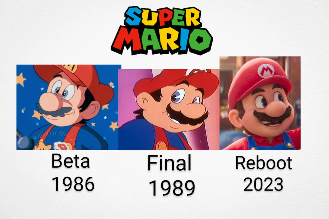 Mario (Cartoons) Evolution by Nicholasblasi on DeviantArt