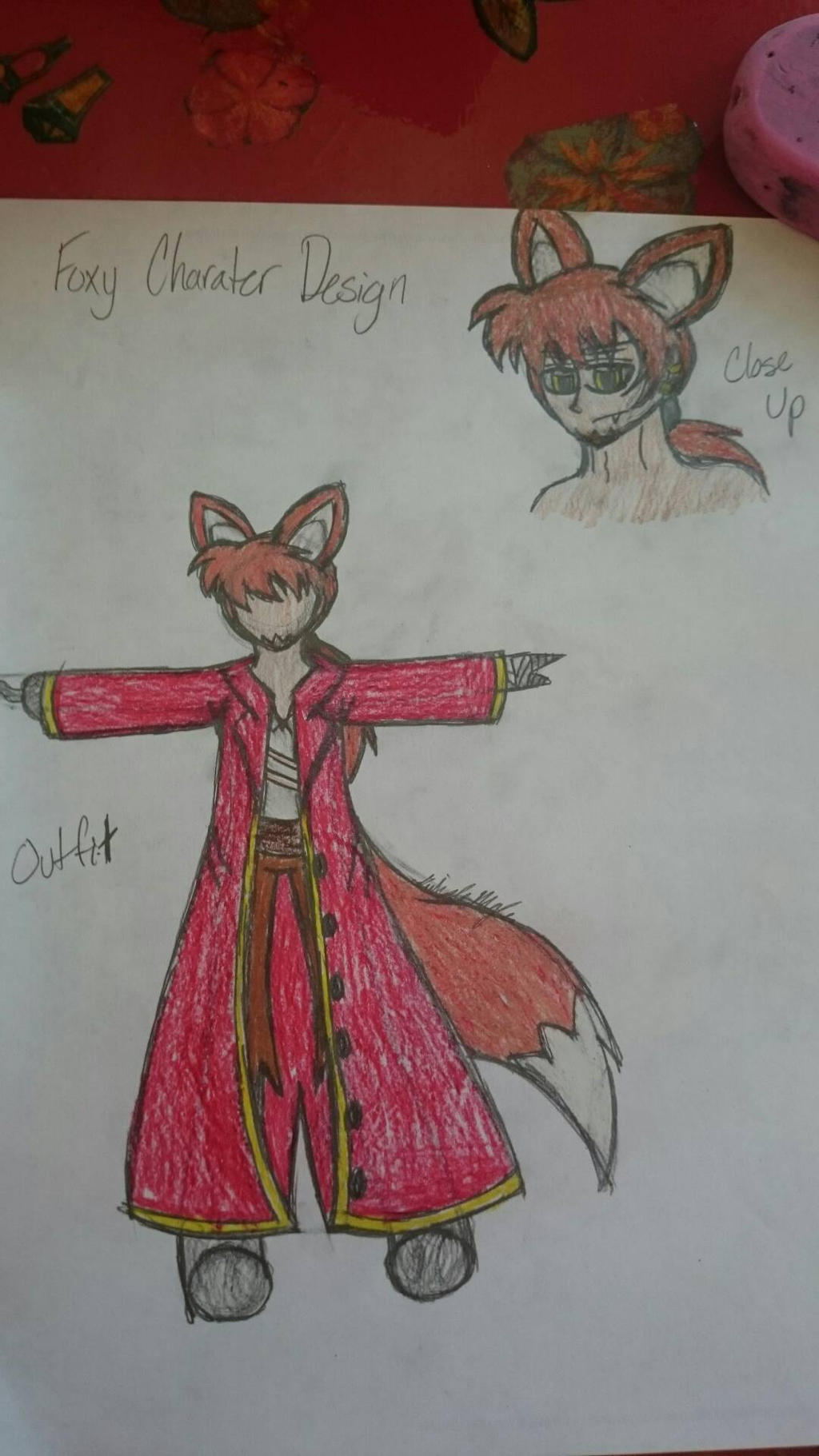 Foxy Humanized Human Foxy Design by Misteria2477 on DeviantArt