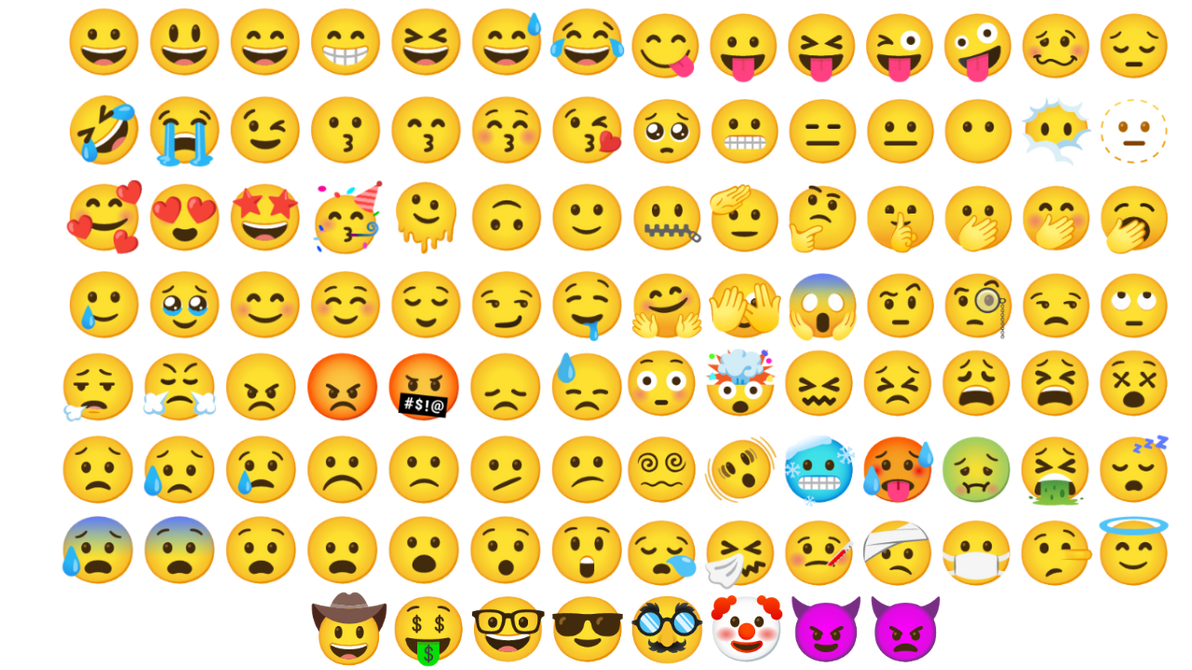 All Google noto color emoji smileys and emotions by HeresjohnnyYT on ...