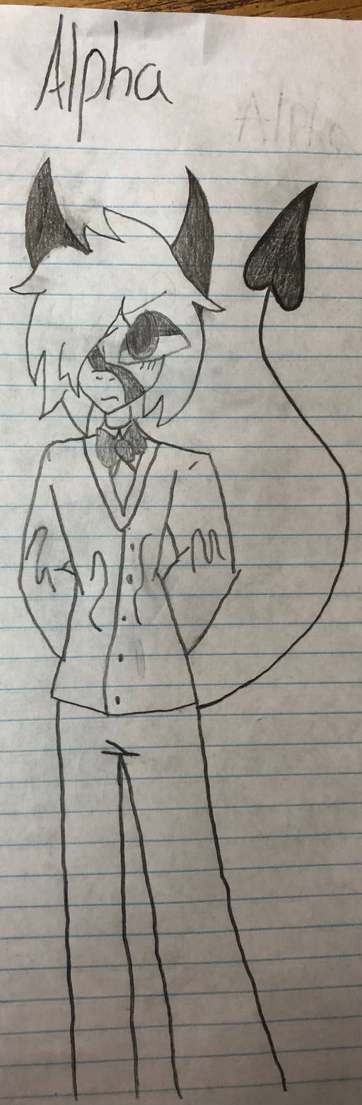 Alpha Drawuing Alpha (Sketch) by WolfenDemon12 on DeviantArt