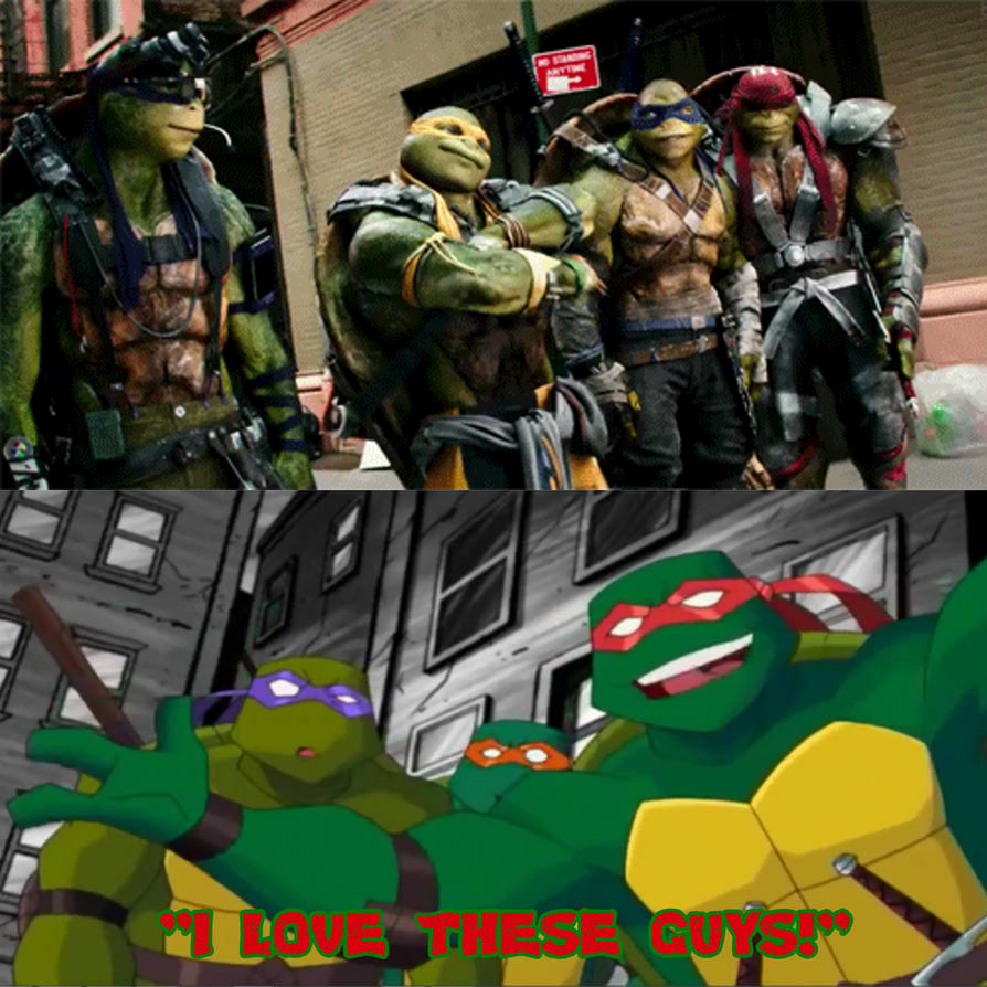 Raphael Loves The Bayverse Turtles by HelenHenny66 on DeviantArt