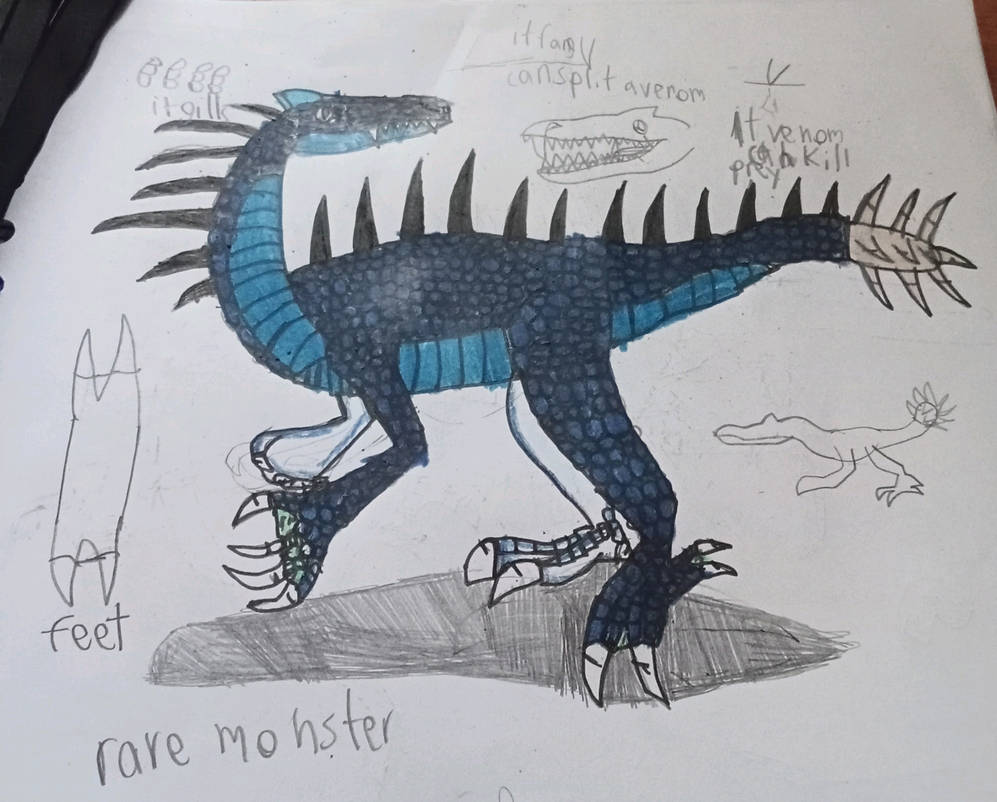 rare monster by skulcrawlerfan5556 on DeviantArt