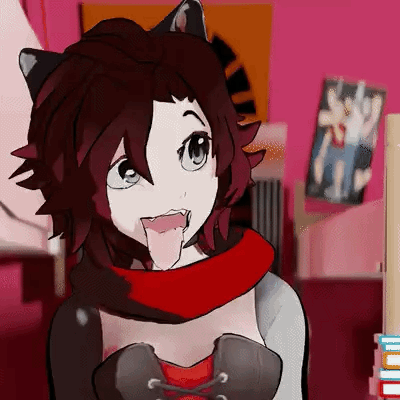 A Rabbit Among Wolves Rwby SeejayDj Wolf Ruby Rose Gif from RWBY by CommissioneronHiatus on DeviantArt