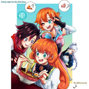 Mikururun RWBY Penny trying food for the 1st time