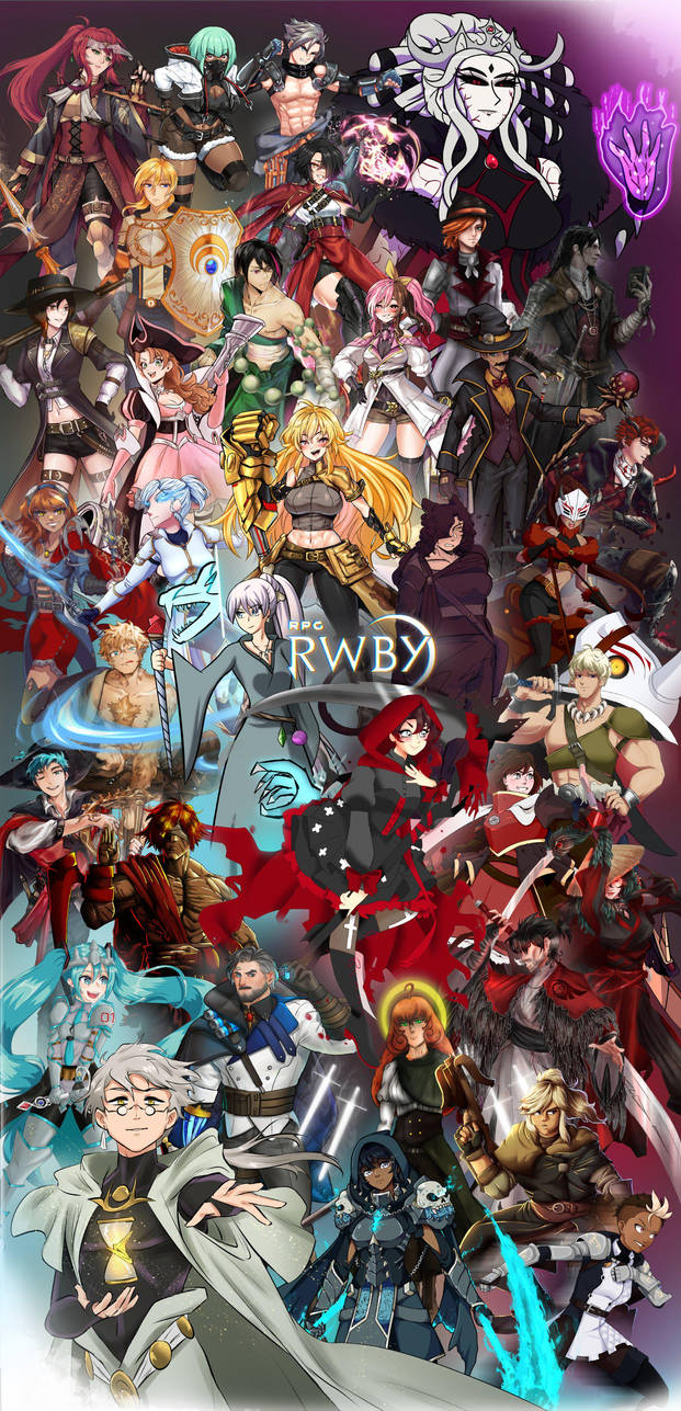 RWBY in RPG theme collab by TheEverArtists by CommissioneronHiatus on ...