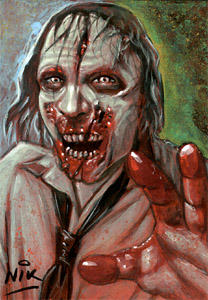 The Walking Dead sketch card C