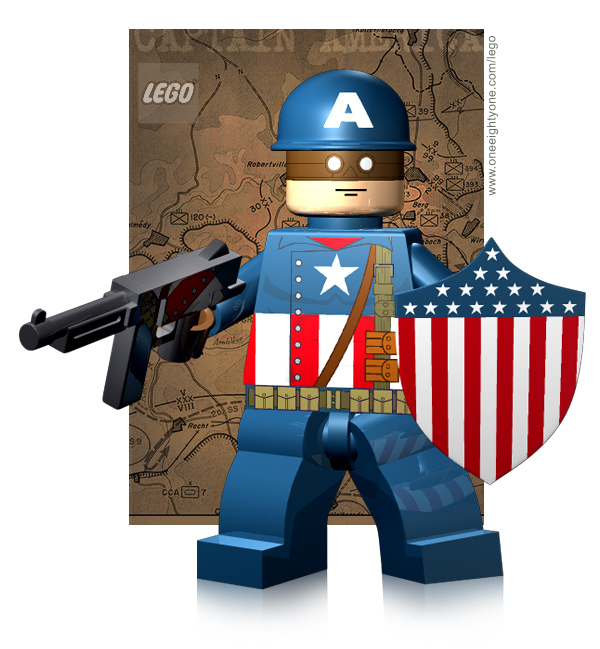 Lego WW II Captain America