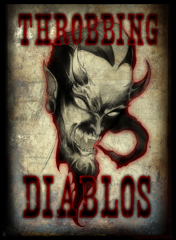 logo for the throbbing diabos