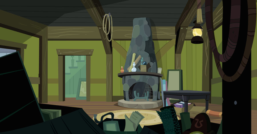 Inside Cranky's House (Customizable Vector) by CloudshadeZer0