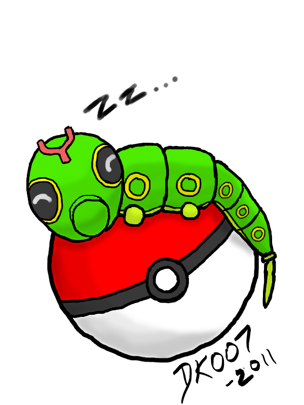 Sleeping Caterpie