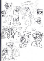 Gilda Griffon Sketches