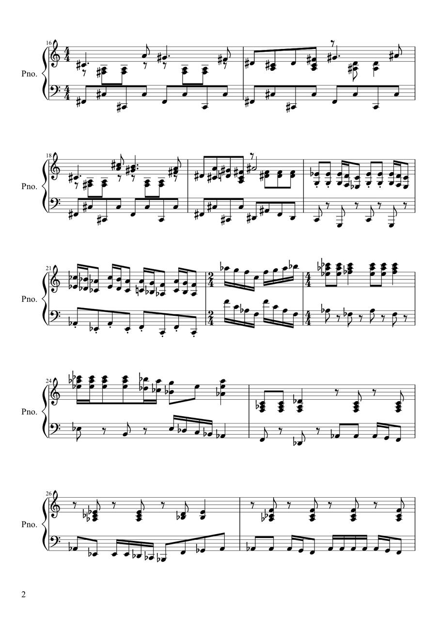 This Is Halloween sheet music pg. 2