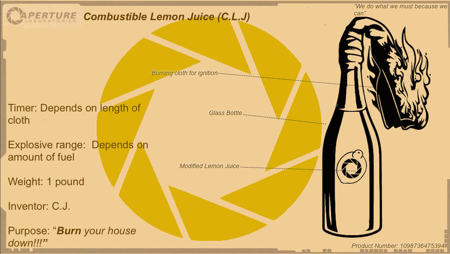 Aperture combustible lemon (Blue print V.2)