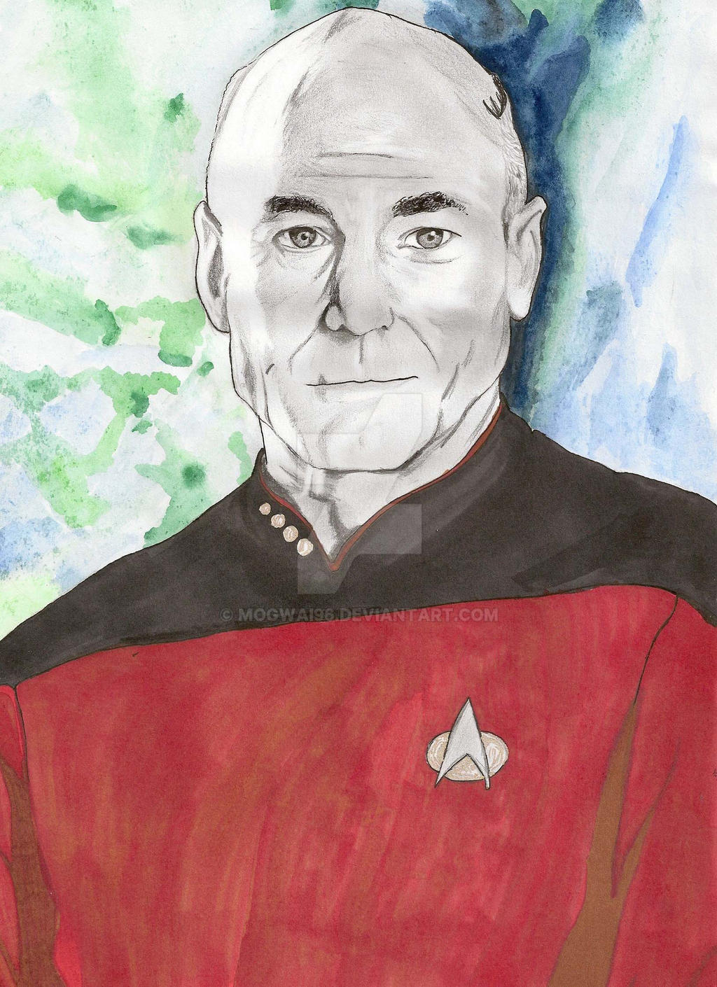 Captain Jean-Luc Picard Star Trek Drawing