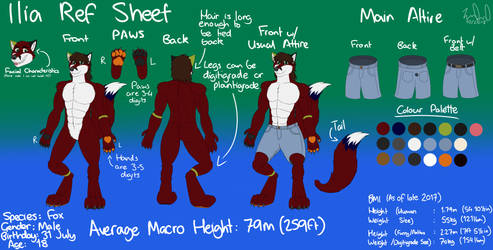 Reference Sheet - October 2018