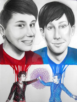 Dan and Phil Portraits