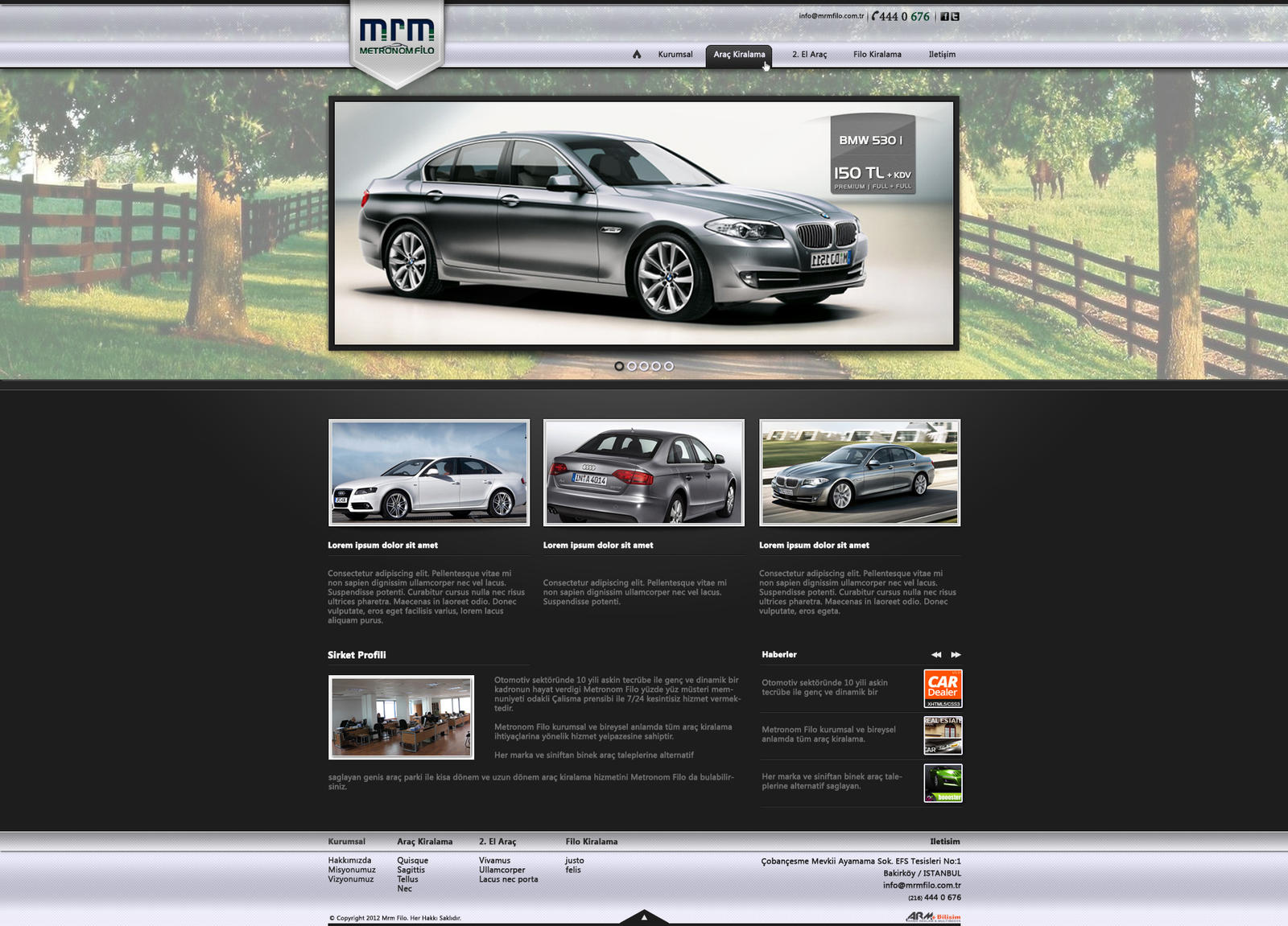 MRM Filo | Web site