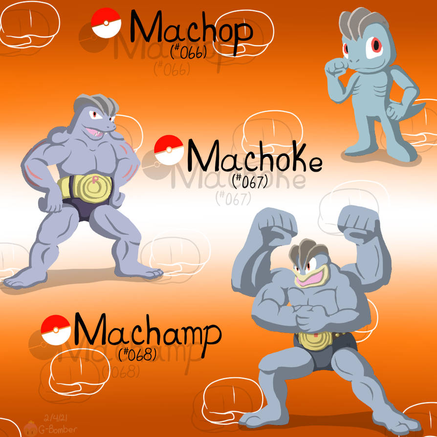 Amd Machop The Machop Line by G-Bomber on DeviantArt