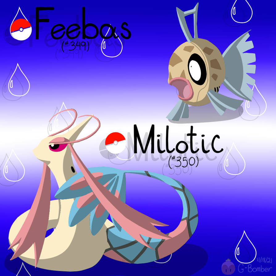 Feebas Evolution Line The Feebas Line by G-Bomber on DeviantArt