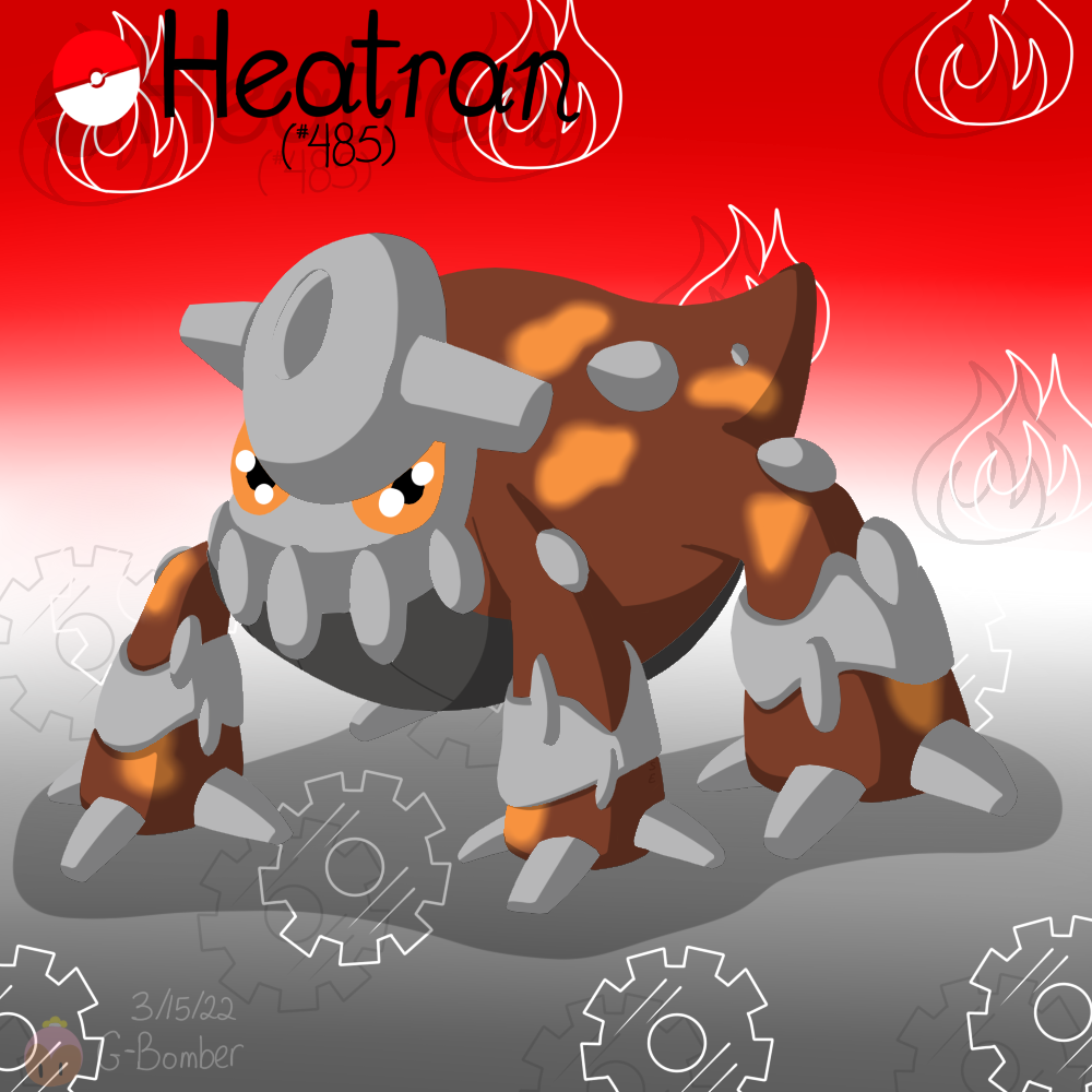 Heatran First Form Heatran by G-Bomber on DeviantArt