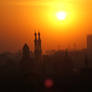Sunset on Cairo skyline