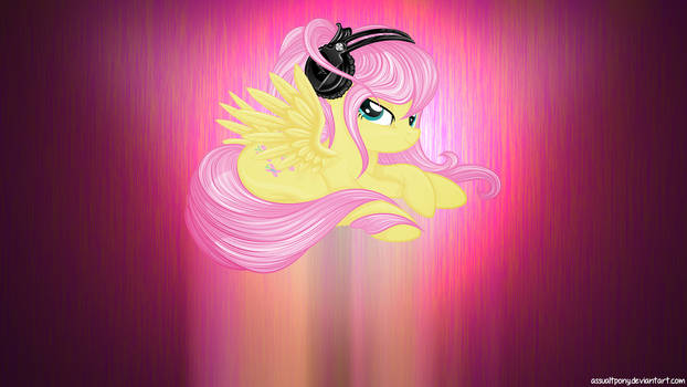 Sexy DJ Fluttershy Wallpaper