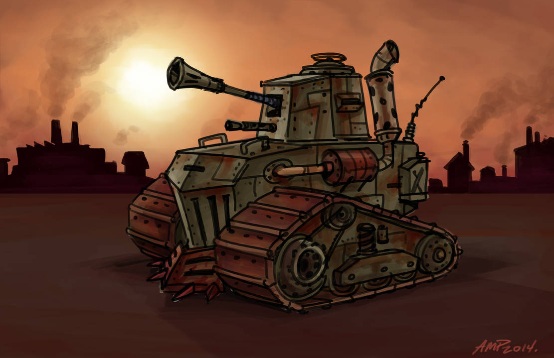 Magic Punk Tank Diesel punk tank by WriteNRun on DeviantArt