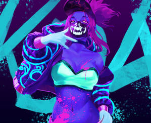 Akali K/DA (Lights out ver)